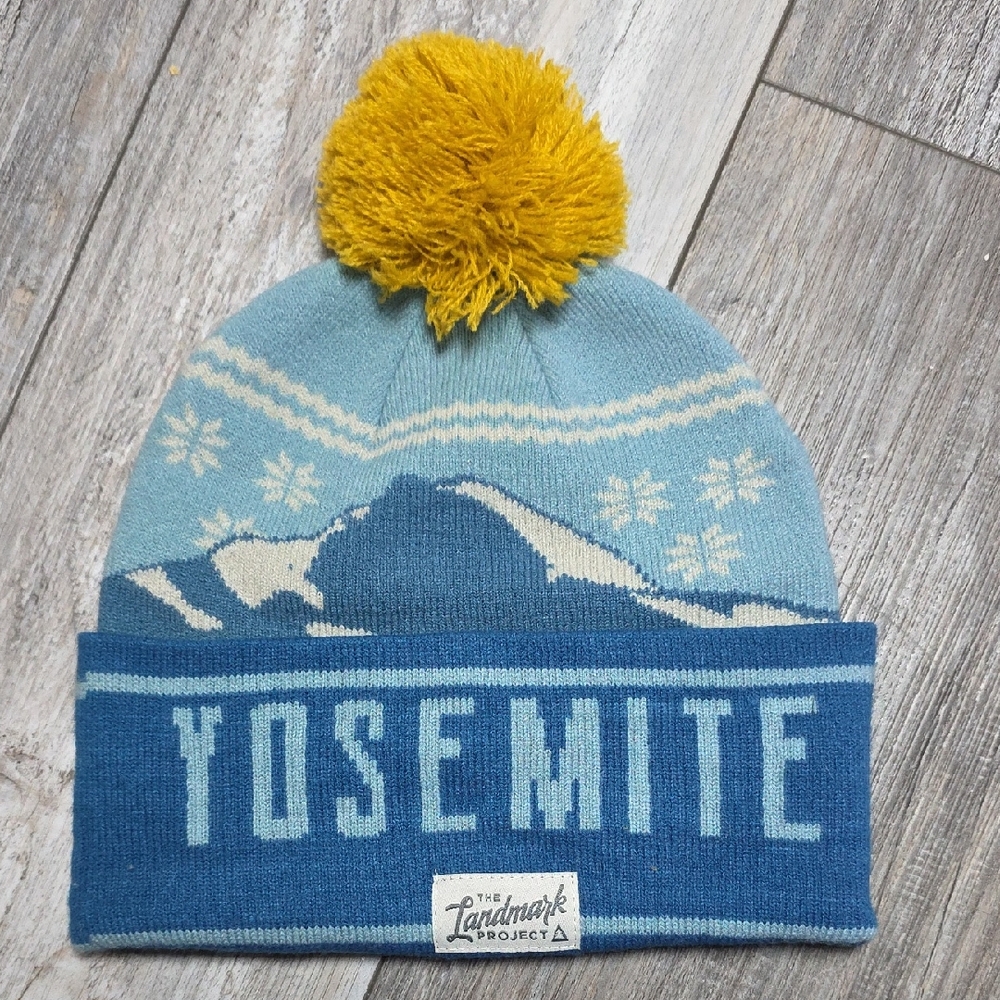 The Landmark Project | National Park Yosemite Retro Pom-pom Beanie Unisex OSFM